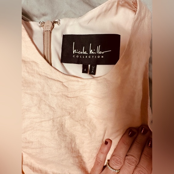 Nicole Miller Peach Mini Dress - Picture 6 of 8